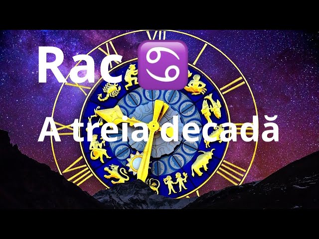 Rac ♋️ 🙏Harta drumului către puterea personală,a treia decadă !