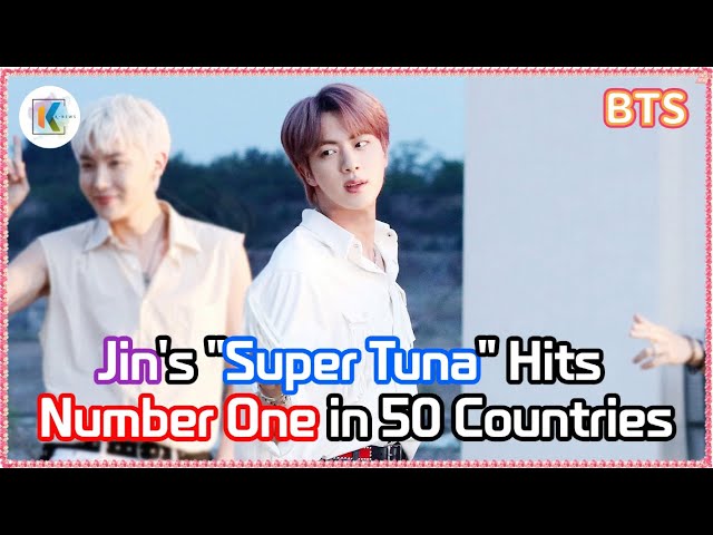 BTS's Jin 'Super Tuna' Tops iTunes in 50 Countries!🌟 | Proving Jin's Global Musical Power