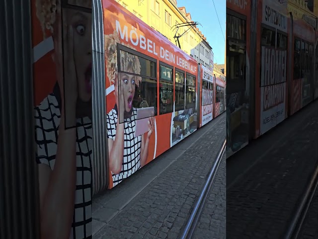 Wurzburg Tram Bavaria Germany 🇩🇪 #shorts #hdr