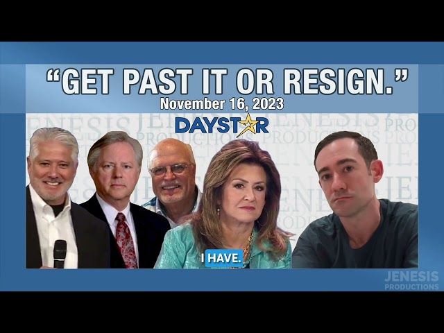 Daystar Scandal: "Get Past it or Resign"