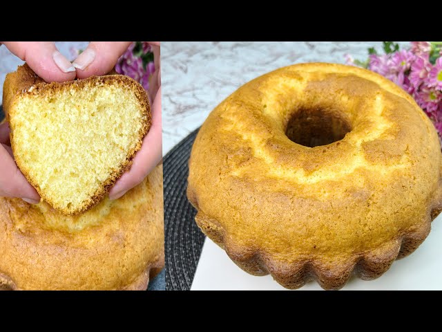 Simple Vanilla Cake Recipe. Best Cake