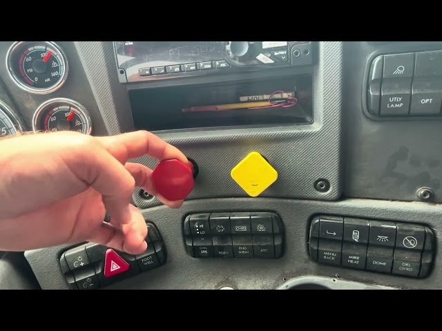 Tractor Trailer Air Brakes, Gauges, Switches, Valves, and Buttons