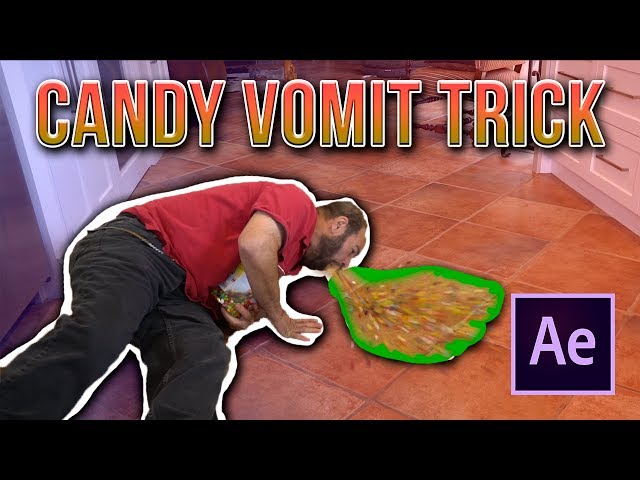 Zach King Candy Vomit Trick Tutorial | After Effects CC 2017