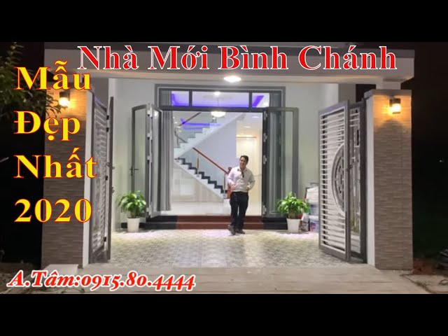 Bán Nhà Bình Chánh - Nhà Phố Bình Chánh Siêu Đẹp Ngay Kdc Tân Phước Chỉ Với 1,35 tỷ - Shr.