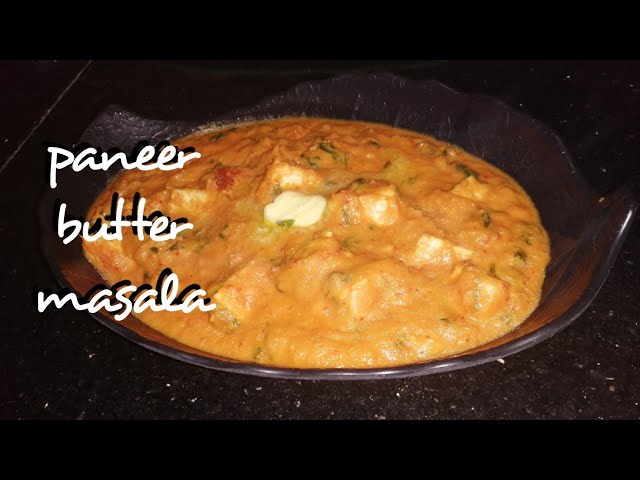 Paneer Butter Masala recipe