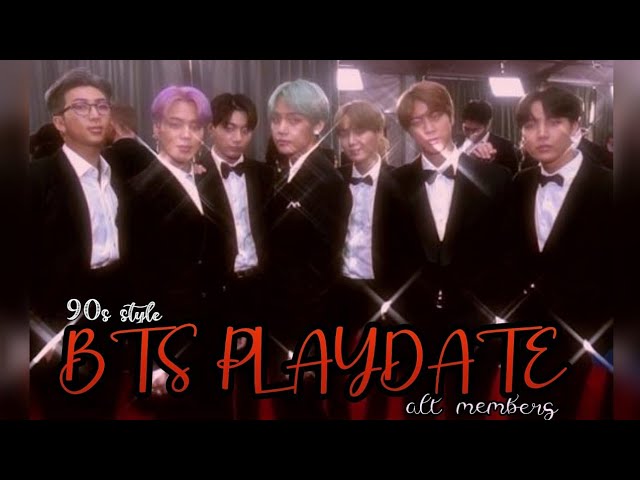 BTS PLAYDATE edit | 90s style | All members | photos version