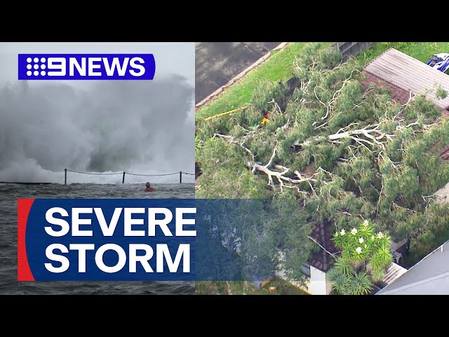 Thousands remain without power after Sydney storms | 9 News Australia