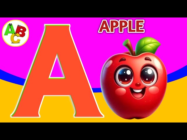 🎨📚✨ "A to Z Melody: A Fun and Educational Alphabet Song!" ✨📚🎨A is for Apple a aa Apple 🍎🍏🍎