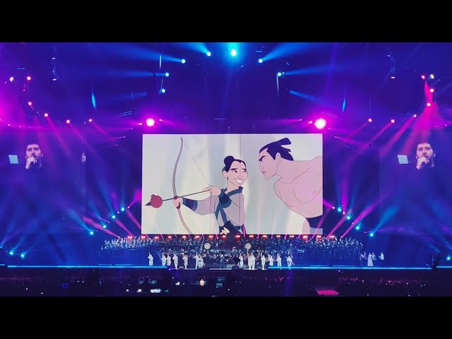 DISNEY 100 in CONCERT : MULAN - I'll Make a Man Out of You - Live Paris La Défense Arena 12/11/2023