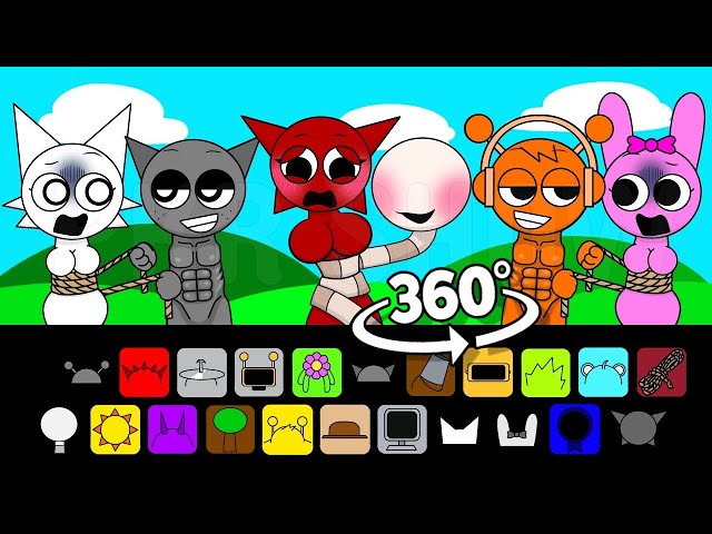 360° VRIncredibox Sprunki OC Mod With SUS Mroona and Wyrum Retake! New version - LOVE EDITION