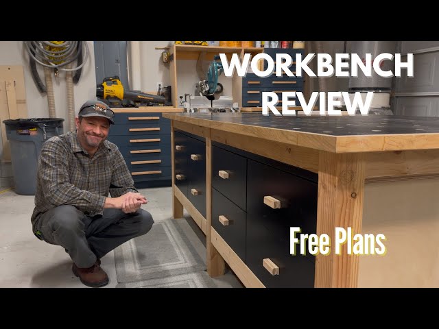 1 Year Review of My Workbench! Free Plans