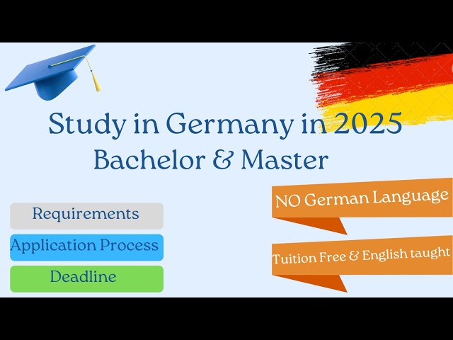 Study in Germany in 2025 | Tuition free bachelor and master degree programs in English language