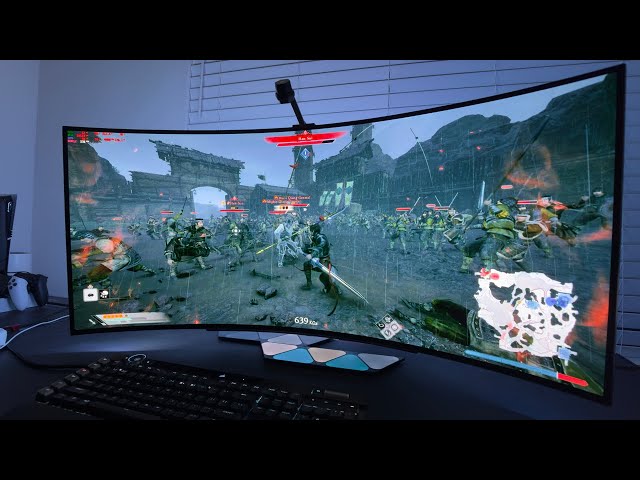 Dynasty Warriors Origins is SO MUCH FUN on a LG 45" UltraWide OLED | BEST Gaming Monitor with HDR