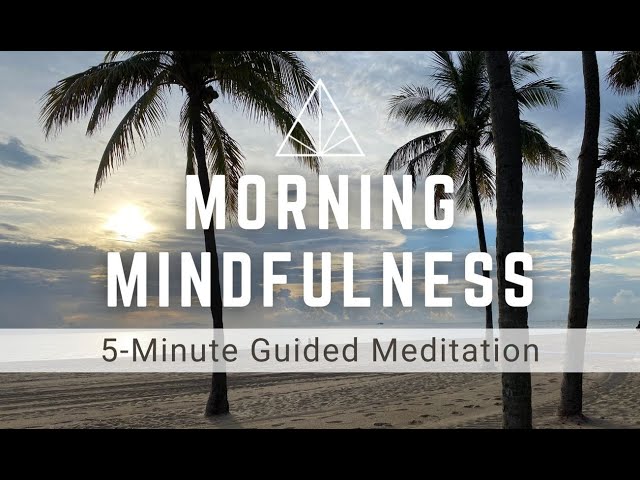 5 Minute Morning Meditation: Start Your Day with Clarity and Intention | Mindful Minis