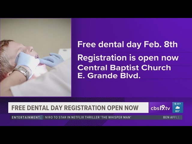 Free Dental Day registration open for Feb. 8 consultation