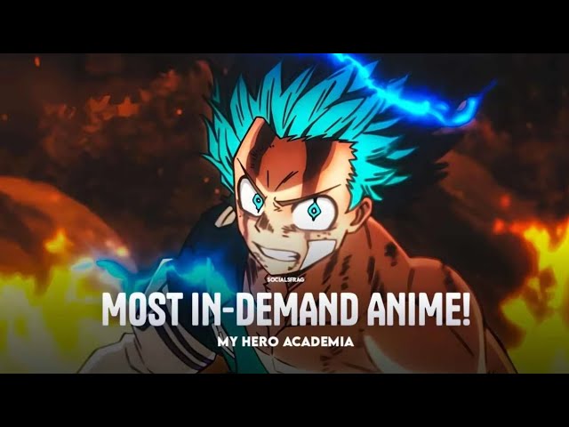 My Hero Academia SHOCKS Anime World! 🤯 Beats Jujutsu Kaisen, Solo Leveling for #1 Spot! 🏆