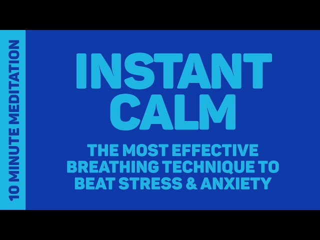 Stress & Anxiety Relief: Effective Breathing Technique for Calm and Balance