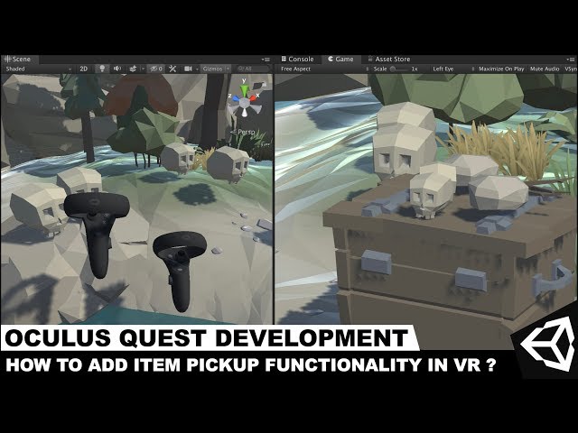 Oculus Quest Development with Unity3d - How To Add Item Pickup Functionality in VR ?