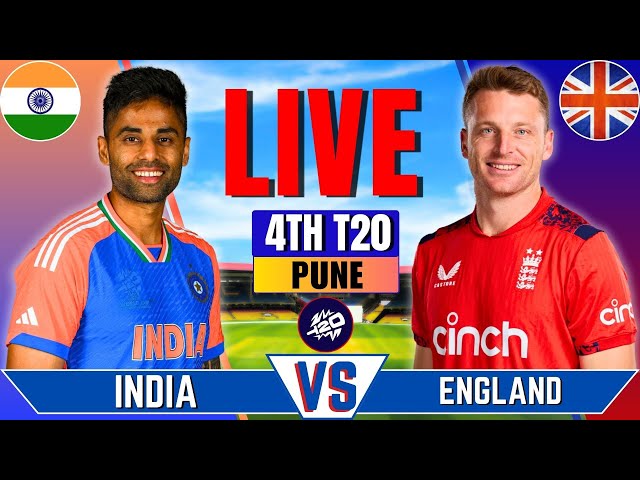 India vs England, 4th T20 Match Live | IND vs ENG Live Match | Live Cricket Match Today | IND vs ENG