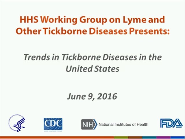 2016 HHS joint webinar: Trends in Tickborne Diseases