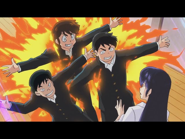 Ataru-san and students save Sakura-sensei from drunk Ten-chan!  ^_^  "Urusei Yatsura 2022" - うる星やつら