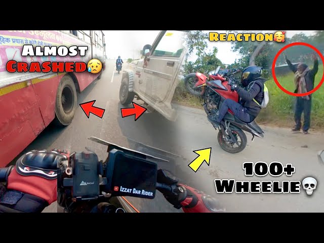 I Almost Crashed😨My Duke250😓|| Speed 100+ Wheelie😱|| Hayabusa Ke Sath Race Lag Gai🫣