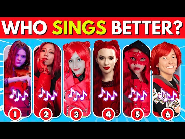 Who Sings Better? RED Dance Edition ❤️💃  Descendants: The Rise of Red Quiz