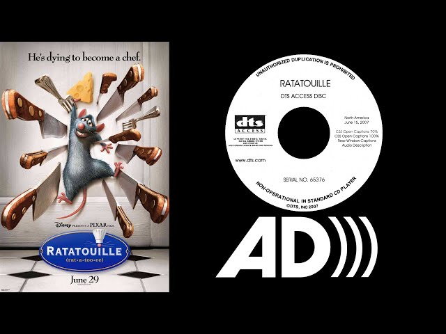 Ratatouille (2007) DTS Access Isolated Audio Description track