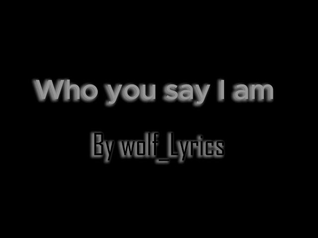 Who you say I am by Hillsong worship In Kinyarwanda