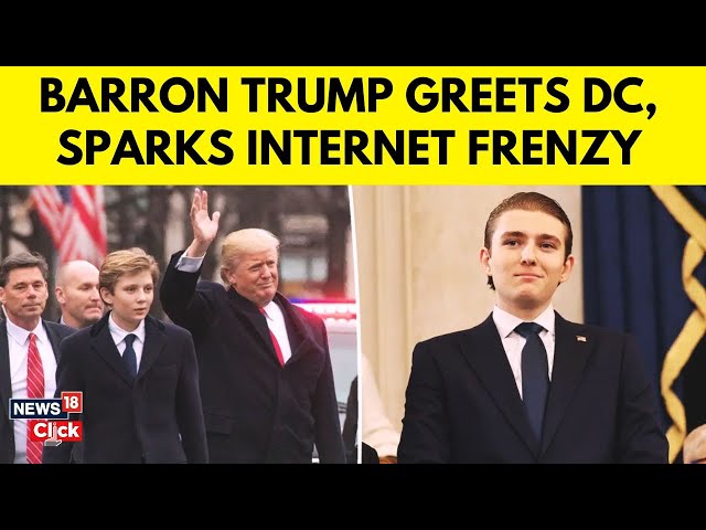 U.S. President Donald Trump Gushes Over 18-Year-Old Son Barron Trump | Trump Takes Office | N18G