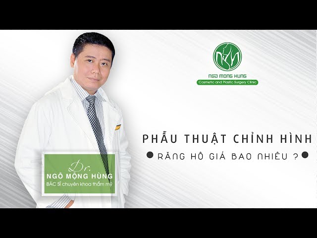 Phẫu thuật chỉnh hình răng hô giá bao nhiêu tiền tại tphcm?