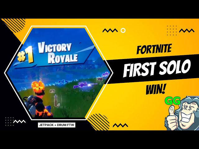 First Solo Victory Royale Ever! | FORTNITE | No Commentary