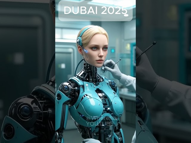 The humanoid AI robot looks so real! 🤖✨ #viralvideo #shortvideo