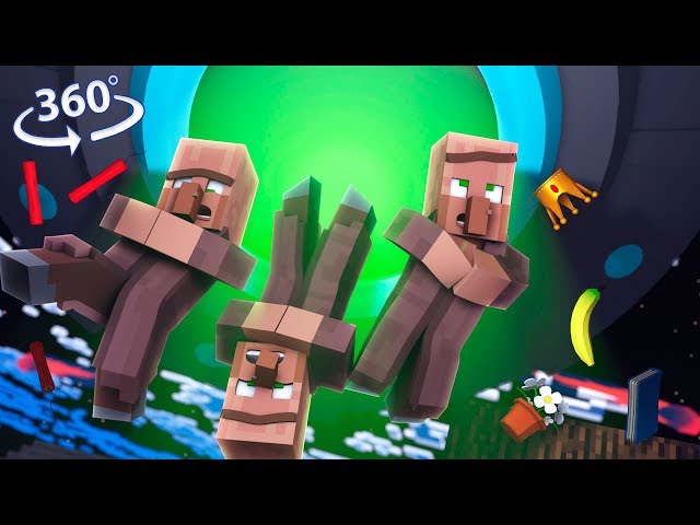 Alien ABDUCTION in 360° VR - Minecraft Roleplay!