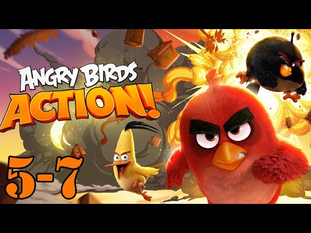 angry birds gameplay part 5 and 7 - let's PLAY Angry birds with GERTIT