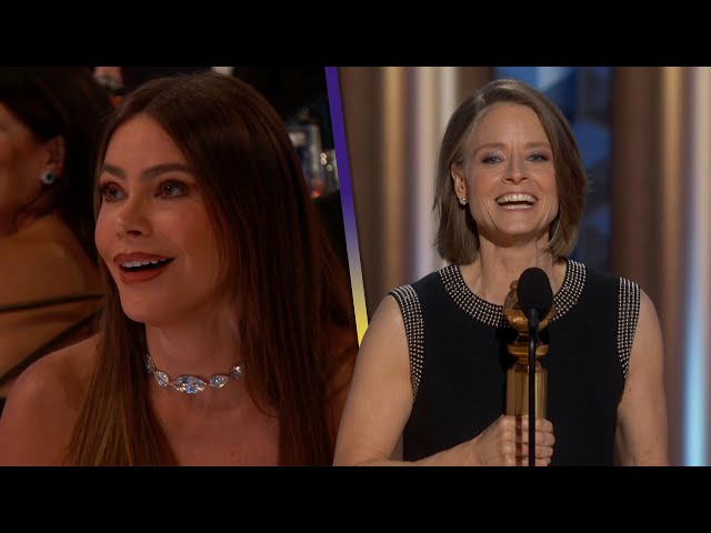 Golden Globes 2025: Sofía Vergara HECKLES Jodie Foster During Acceptance Speech