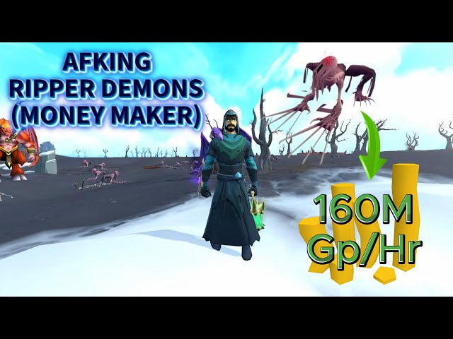 Ripper Demons Are Insane Gp and Are Afkable! || RuneScape 3 ||