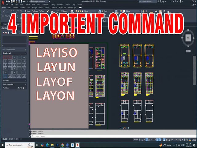 4 Important Command In AutoCAD | AutoCAD Tutorials | AutoCAD Tips And Tricks