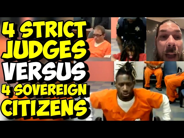 STRICT Judges Shutting Down SOVEREIGN CITIZENS In Court!!! Pro Se FAIL!!!