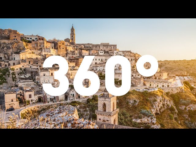 Visit Europe | 360-degree visit of Matera, Italy