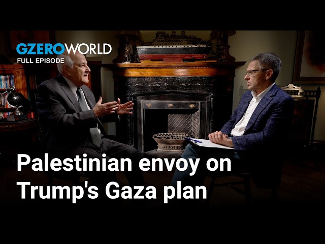 Who gets to decide Gaza's future? | Palestinian UN amb. Riyad Mansour | GZERO World with Ian Bremmer