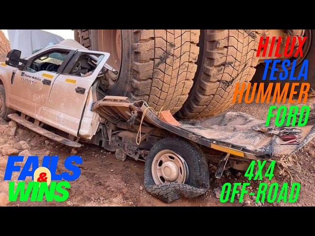 4X4 FAILS ❌ WIN🏆OFF ROAD CHALLENGE CHEVY vs X5 vs LAND CRUISER vs HILUX vs PATROL