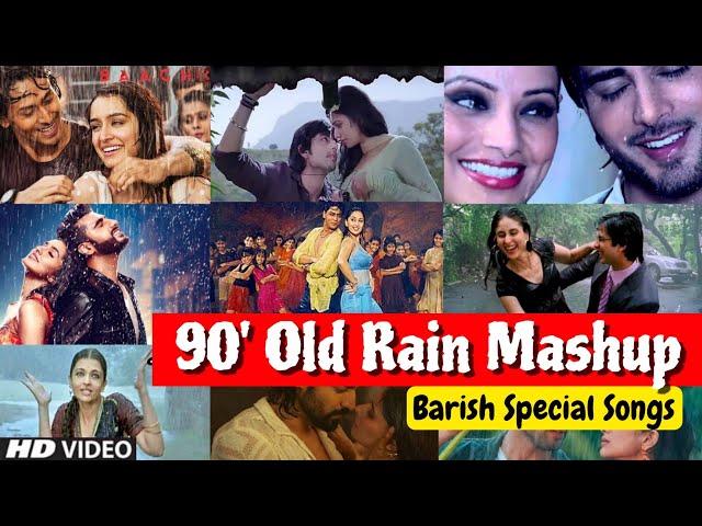 90s Rain Mashup | Evergreen 90's Bollywood Songs | 90's Hits | Old Hindi Songs | Find Out Think