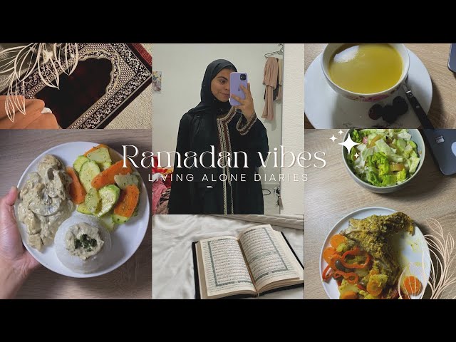 #vlog Living alone diaries || اول أيام رمضان 🌙، كيفاش كندوزو بوحدي