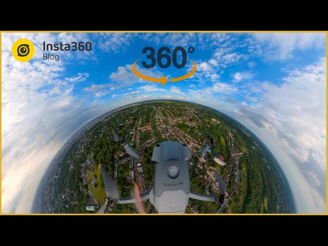 Dji Air 2s with Insta 360 One r (Panoramic Camera 360°)