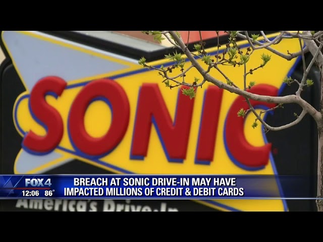 Sonic customers encouraged to monitor their credit cards