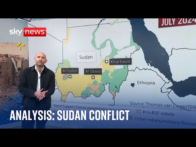 Maps show Sudan conflict's shifting frontlines as SAF regains territory