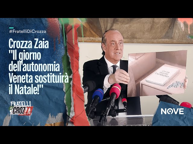 Crozza Zaia "Il giorno dell'autonomia Veneta sostituirà il Natale!" | Fratelli di Crozza