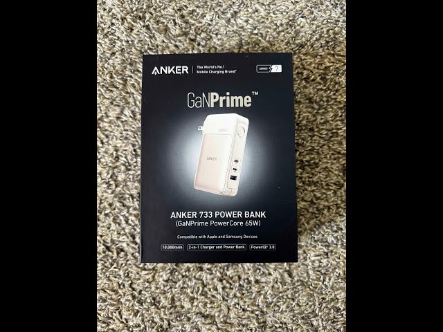 Anker 733 Power Bank (GaNPrime PowerCore 65W) - Run Down