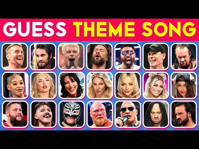 Guess the Top 50 WWE Superstars' Theme Songs 🎶✅🔊 Roman Reigns, Charlotte Flair, Jey Uso, Rhea Ripley